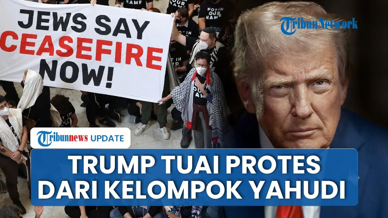 Trump Tuai Protes dari Kelompok Yahudi di AS, Minta Segera Hentikan Kirim Senjata Ke Israel