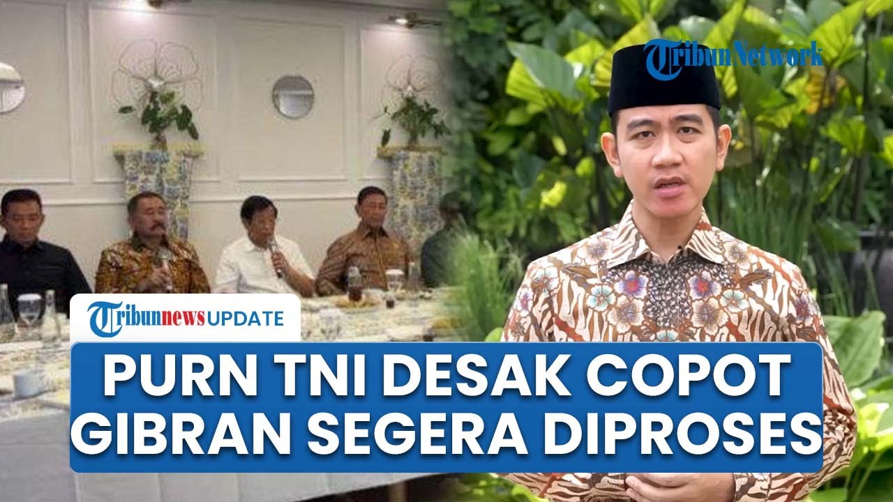 Forum Purnawirawan TNI Desak Pemakzulan Gibran Segera Diproses, Try Sutrisno Restui Surat ke DPR-MPR