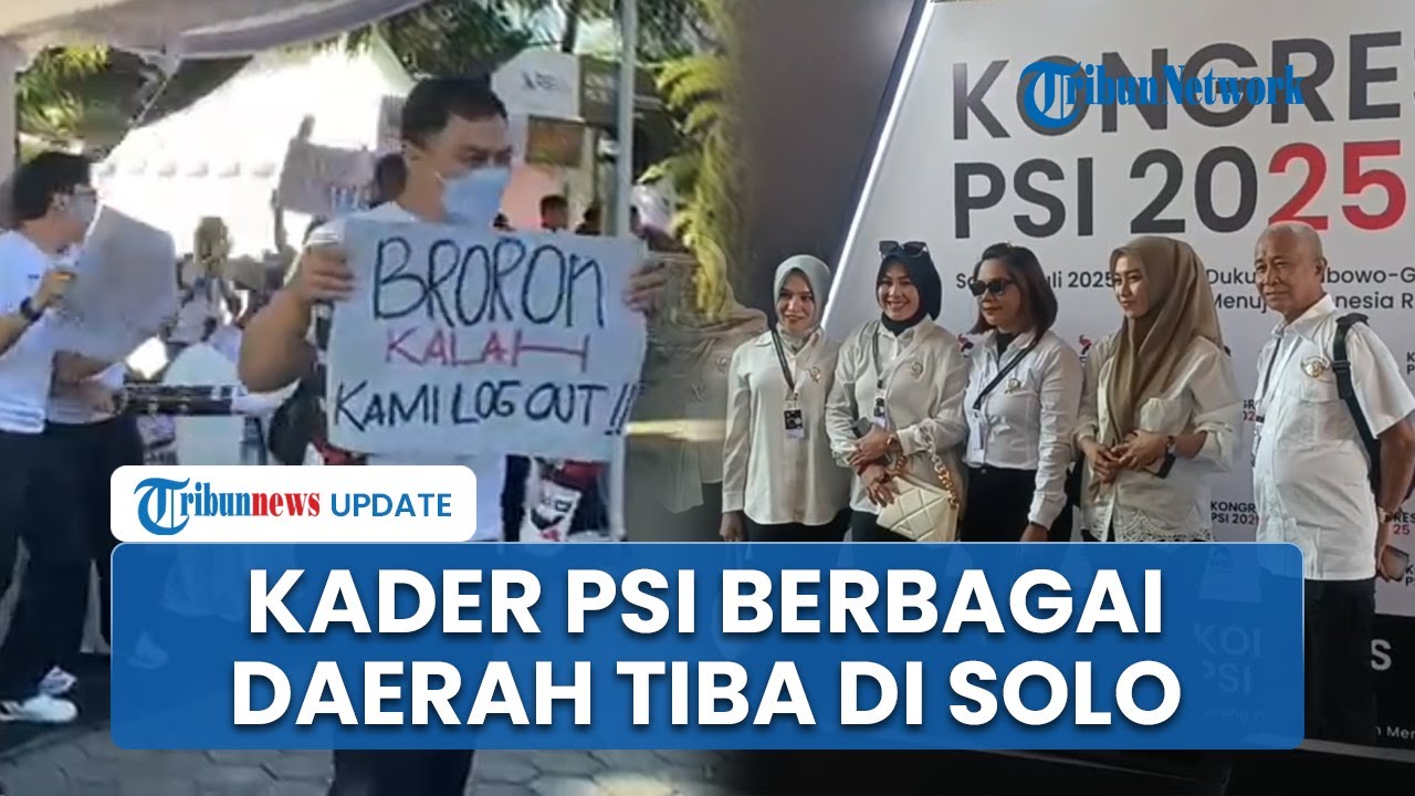 Lokasi Kongres PSI di Solo Dipadati Para Kader dari Berbagai Daerah, Jawa Barat hingga Palembang