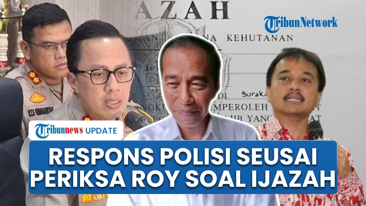 Penjelasan Polda Metro Jaya soal Polemik Ijazah Palsu Jokowi seusai Pemeriksaan Roy Suryo cs