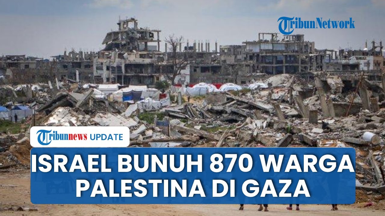 Israel Membunuh 870 Warga Palestina di Gaza Selama Perang dengan Iran