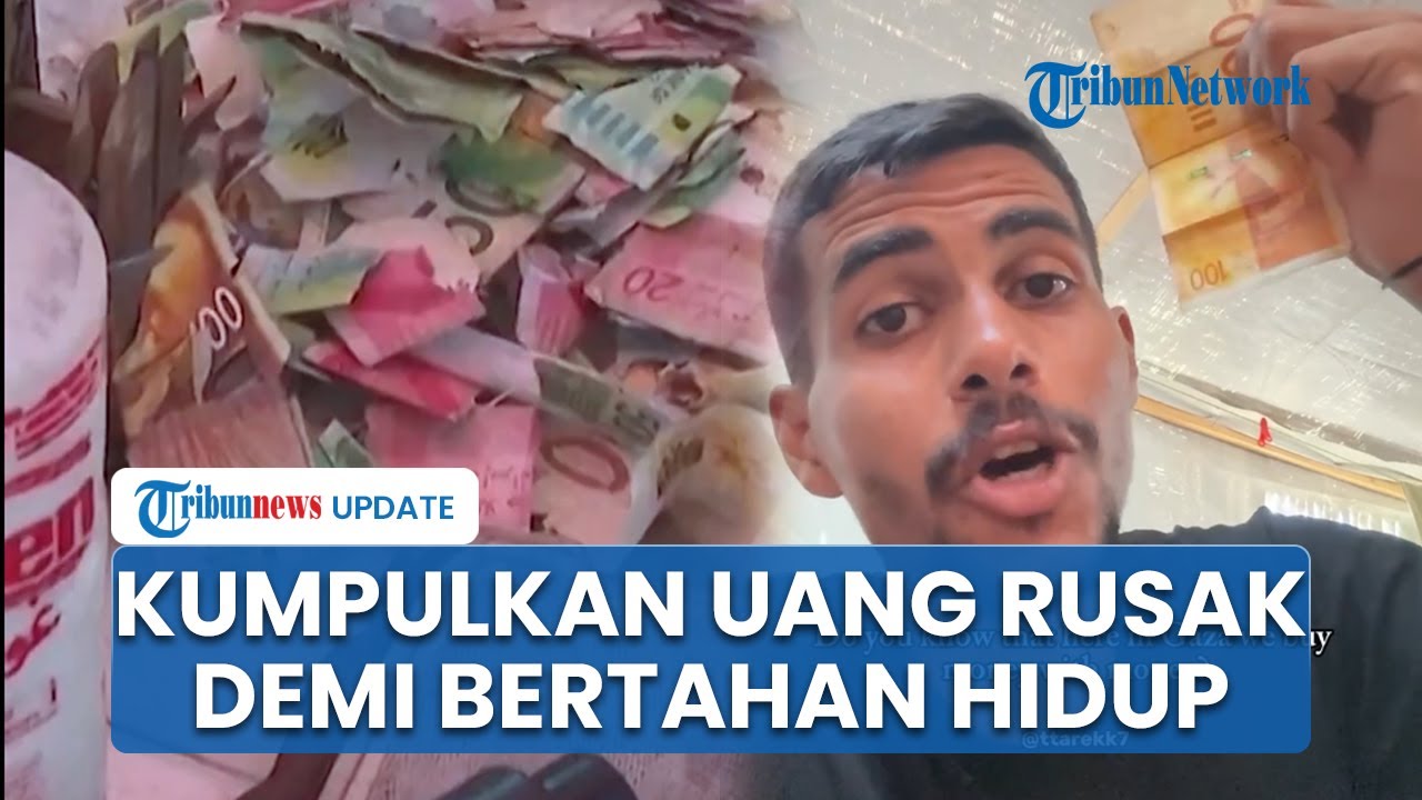 Warga Gaza Kumpulkan Uang Rusak Demi Bertahan Hidup di Tengah Krisis Blokade Israel Berkepanjangan