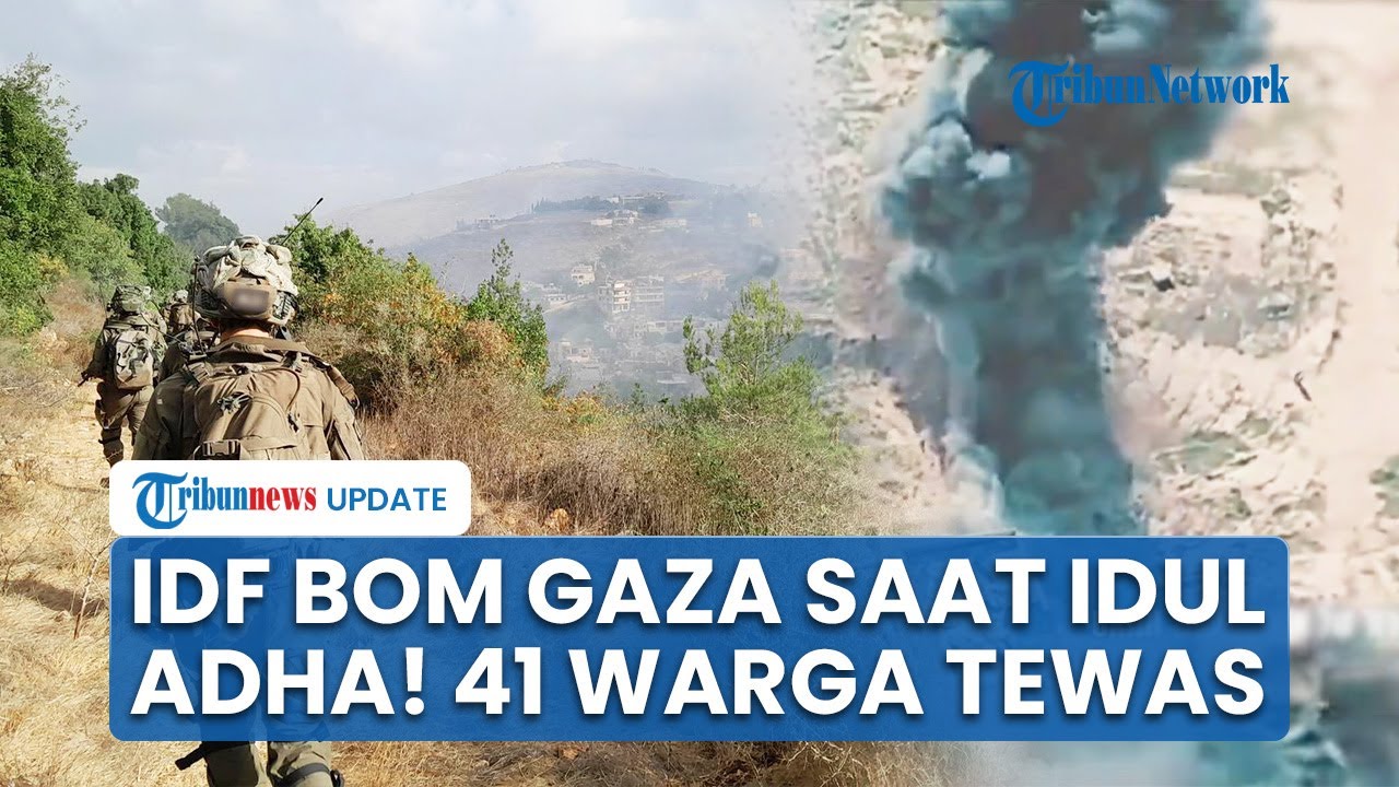Biadab! Gaza Berdarah saat Idul Adha, 41 Warga Palestina Tewas dalam Serangan Udara Israel