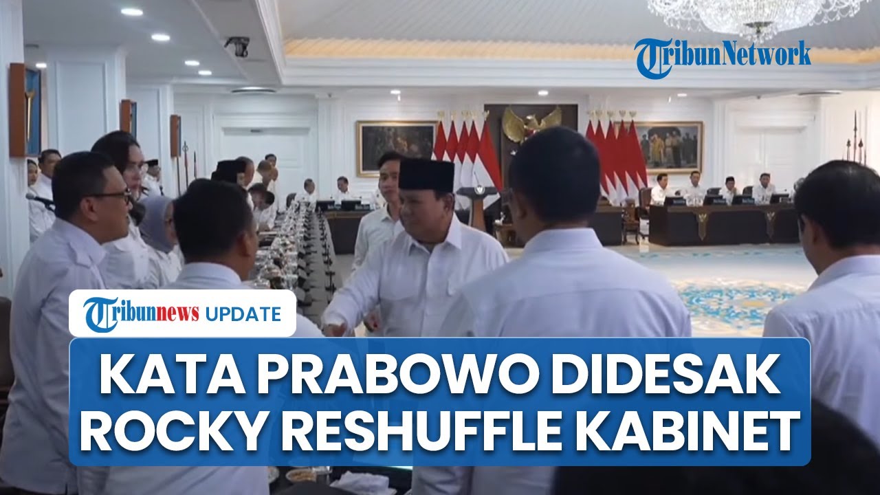 Respons Presiden Prabowo seusai Didesak Rocky Gerung Lumpuhkan hingga Reshuffle Kabinet