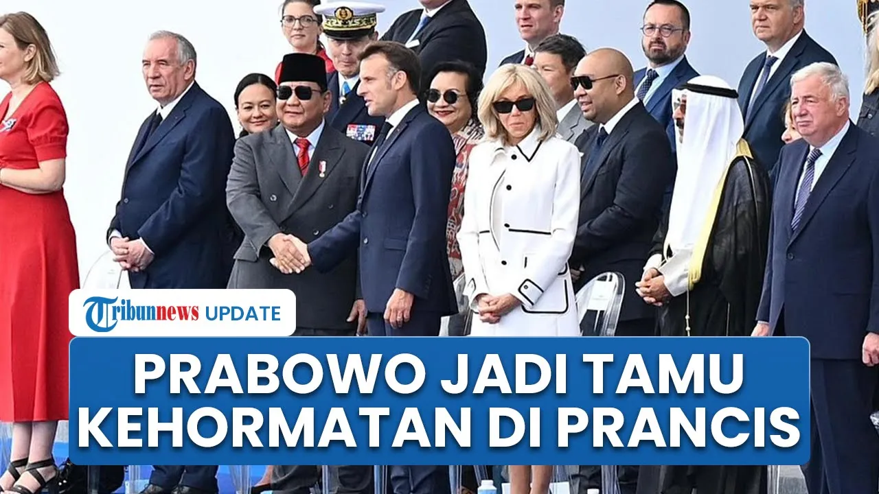 Cetak Sejarah Baru, Prabowo Presiden RI Pertama yang Jadi Tamu Kehormatan di Bastille Day Prancis