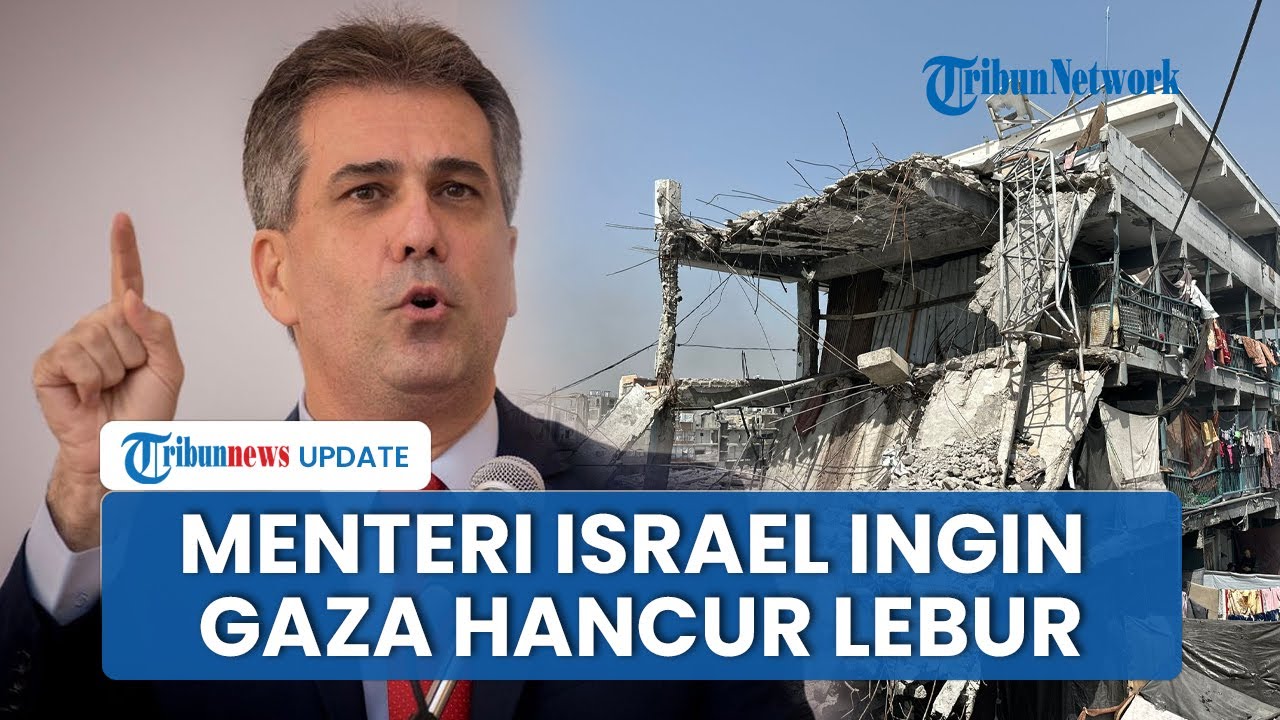 Menteri Energi Israel Ingin Gaza Hancur Lebur selama Beberapa Dekade Pasca-Dihantam Bom Zionis