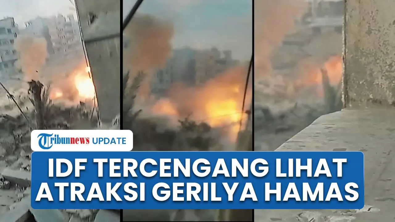Meledak Dahsyat! Atraksi Gerilya Hamas Buat Tentara Israel Tercengang di Medan Tempur, 10 IDF Gugur