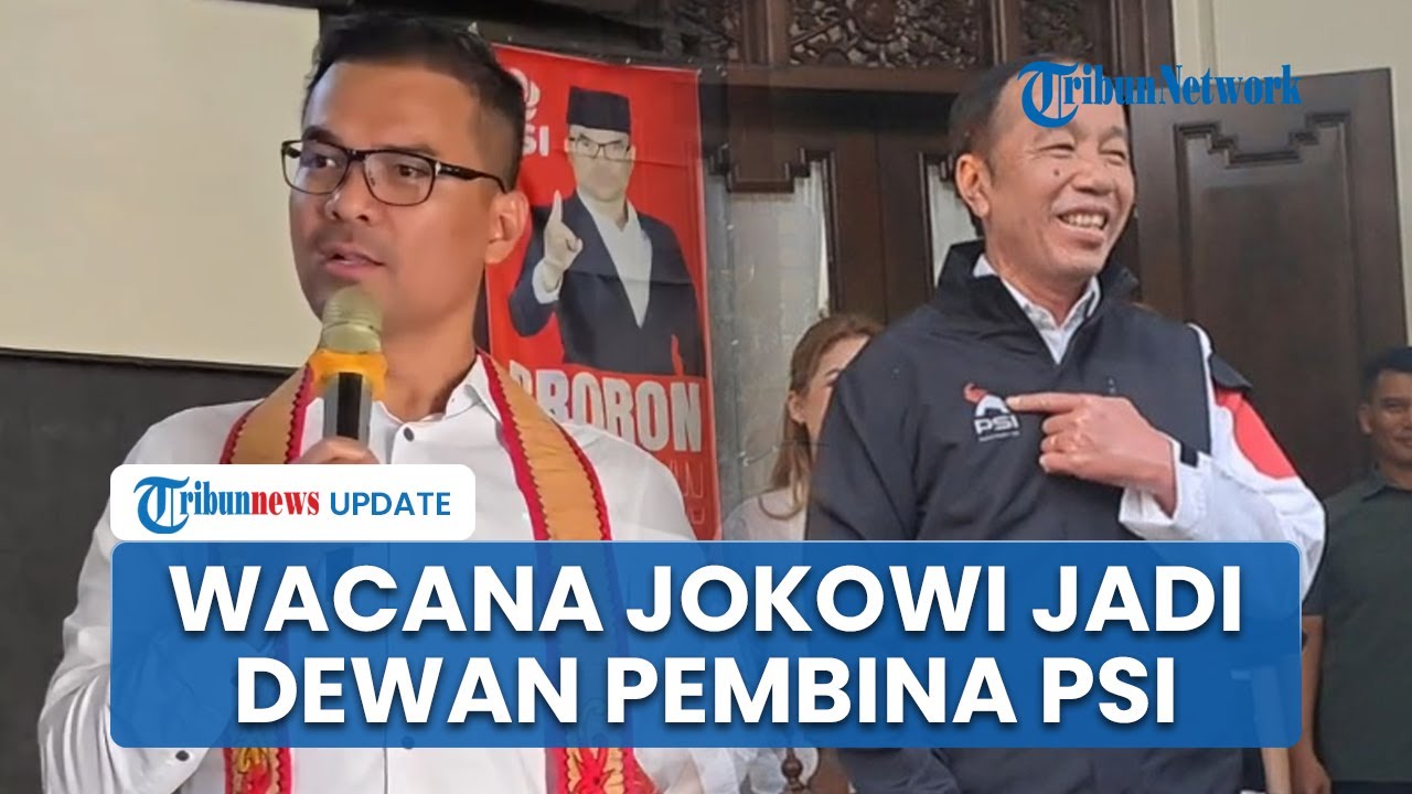 Jokowi Disebut akan Jadi Dewan Pembina Partai PSI, Bro Ron: Sangat Bagus, Figur Teladan untuk Partai
