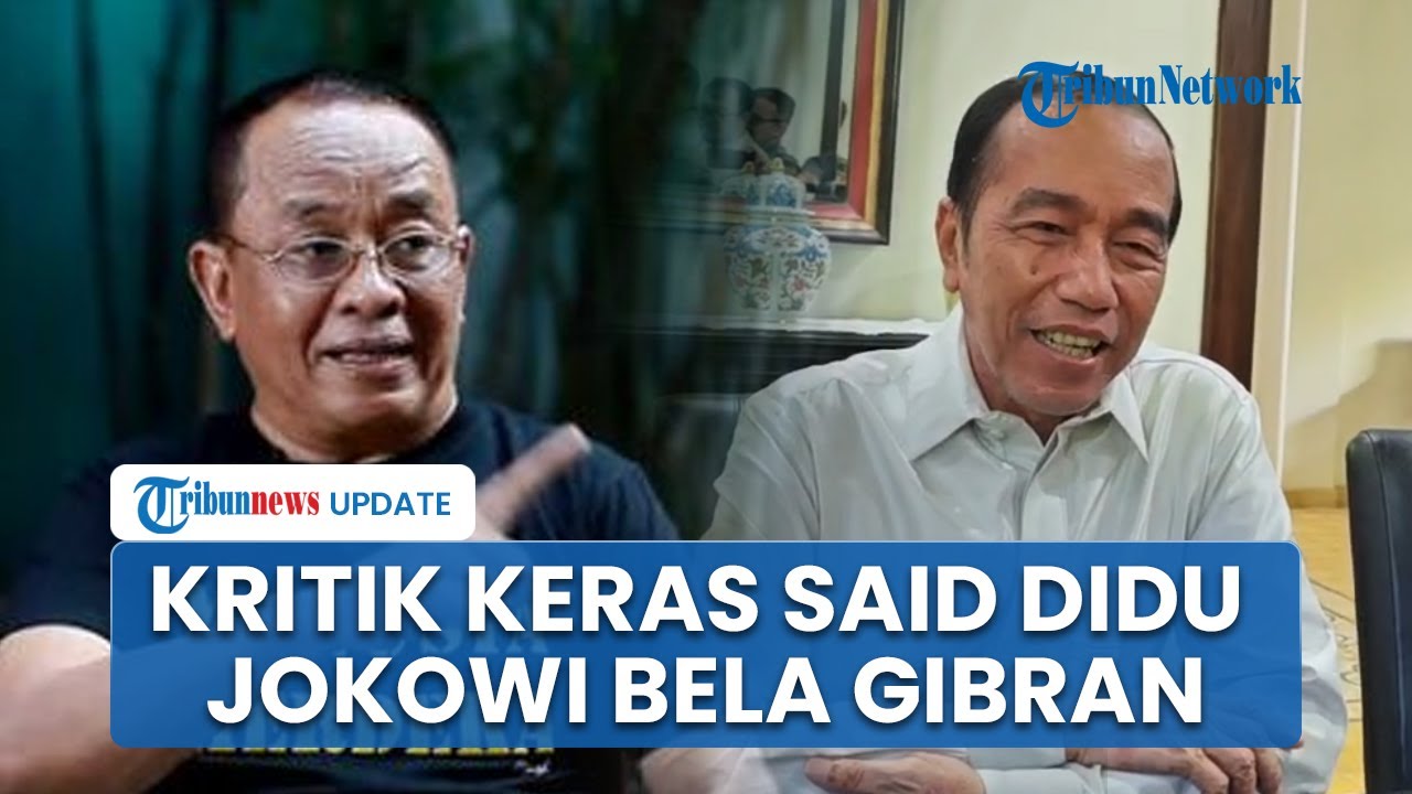 Komentar Menohok Said Didu saat Jokowi Sebut Gibran Jadi Wapres yang Sah: Kalau Tak Sesuai Kau Ubah