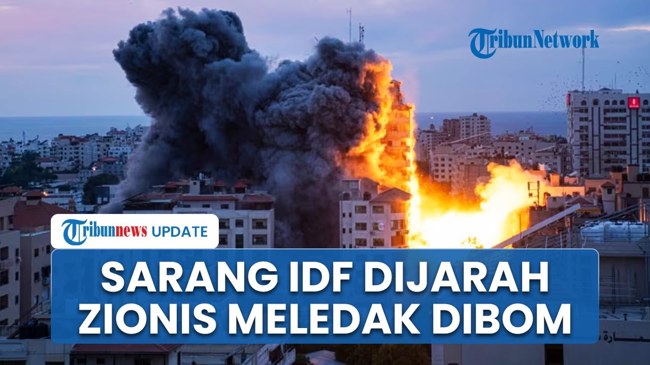Momen Hamas Jarah Sarang Tentara Israel lalu Dipasangi Bom, IDF Meledak Hebat di Dalam Gedung